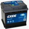 Exide Excell 12V 50Ah 450A, EB501
