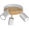 Luminex | Bodové svietidlo TERRA 3xGU10/8W/230V biela/dub | LU9982A