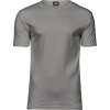 TeeJays Tričko Interlock TJ 520, krátký rukáv, pánské COT18052005203-stone L Šedá kamenně