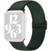 AppleKing silikónový remienok s posuvnou prackou pre Apple Watch Ultra 49mm / 46mm / 45mm / 44mm / 42mm - tmavozelený - možnosť vrátiť tovar ZADARMO do 30tich dní