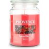 Parafínová vonná sviečka spiced berry (korenené bobule) Provence