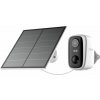 STRONG IP kamera FALKY-2KS/ bateriová/ Wi-Fi 6/ 3Mpix/ objektiv 3,2mm/ IP65/ duální noční vidění/ microSD/ bílá
