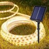 Solárna LED páska 5 m - teplá biela