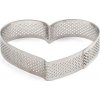 Mikroperforovaná forma na tartaletky v tvare srdca 10x9x2cm - Decora
