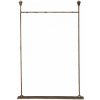 Chic Antique Bronzová antik závesná šperkovnica na šperky a retiazky - 33*6*48 cm - Chic Antique