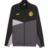 Puma Borussia Dortmund BVB 09 bunda šedo-čierna pánska