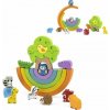 Viga Toys Hračky Viga Dřevěné duhové puzzle VIGA Kreativní Montessori bloky