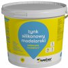 Tynk silikonowy Weber.pas modelino C / BE 25 kg Tynki imitujące beton, cegłę, deskę