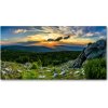 Foto obraz sklenený horizontálny horské panorama 100x50 cm