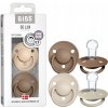 Bibs De Lux silikon 2 ks Vanilla / dark oak