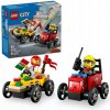 LEGO City 60458 Pretekárske autá: Pizza vs. Hasičské auto