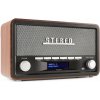 Audizio Foggia Retro DAB+ Rádio Sivá farba