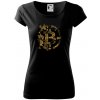 Logo bitcoin puzzle - Dámske tričko Pure - 2XL ( Čierna )
