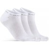 Ponožky Craft Core Dry Shaftless 3-Pack Veľkosť ponožiek: 43-45 / Farba: biela