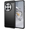 Techsuit – Carbon Silicone puzdro na OnePlus 12 – čierne