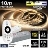 LEDprodukt 10m PROFI LED pásik 120LED/m SMD1808 DUAL-WHITE, IP20 24V - Kompletná sada
