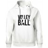 Volleyball nápis - Oversized mikina dámská Moon - kratšia + širšia - XL ( Biela )