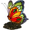 Tiffany lampa dekoratívna vitráž MOTÝĽ 22.5*18.5*16