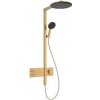 Hansgrohe Raindance Alive S - Sprchový set s termostatom, priemer 30 cm, 3 prúdy, kefovaný bronz 24595140