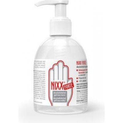 Nixx FORTE dizinfekční gél na ruky s dávkovačom 250ml