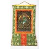 Maľovaný obraz THANGKA Green Tara 115x64 cm