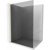 MEXEN/S - Kioto L Sprchová zástena WALK-IN 120 x 200, grafit, zlatá kartáčovaná 800-120-103-55-40