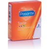 Pasante Taste Mix kondómy príchuť Blueberry, Strawberry, Mint 3 ks
