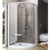 Ravak PIVOT PSKK3-100 štvrťkruh sprchový kút R50krídlové dv.Biela/Biela,Transparent+vešiak 376AA101Z1