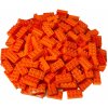 LEGO® DUPLO® 2x4 kocky Základné kocky Oranžová - 3011 NEW! Množstvo 50x