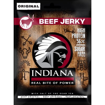 INDIANA JERKY Beef hovězí Original 90 g
