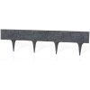 Palisádový obrubník – Stone Palisade, antracit 3,12 m (balenie 4 ks o dĺžke 0,78 m)