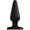 Plug & Play Butt Plug Basic 3 Inch černá