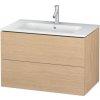 Duravit L-Cube skrinka 82x48.1x55 cm závesná kúpeľňová skrinka pod umývadlo dub LC624103030