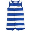 CARTERS CARTER'S Opaľovačky Blue Stripe Shark chlapec NB/ veľ. 56