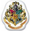 CARBOTEX - Tvarovaný 3D vankúš Harry Potter - ERB Hogwarts / 37 x 35 cm