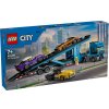 LEGO City 60408 Kamión na prepravu áut so športiakmi