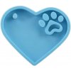 Silikónová forma závesná – srdiečko s labkovým výrezom