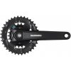 Shimano kľuky Altus FC-M315, 175mm 36x22, čierne, bez krytu, 8,7 speed