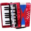 Veľký detský akordeón červený