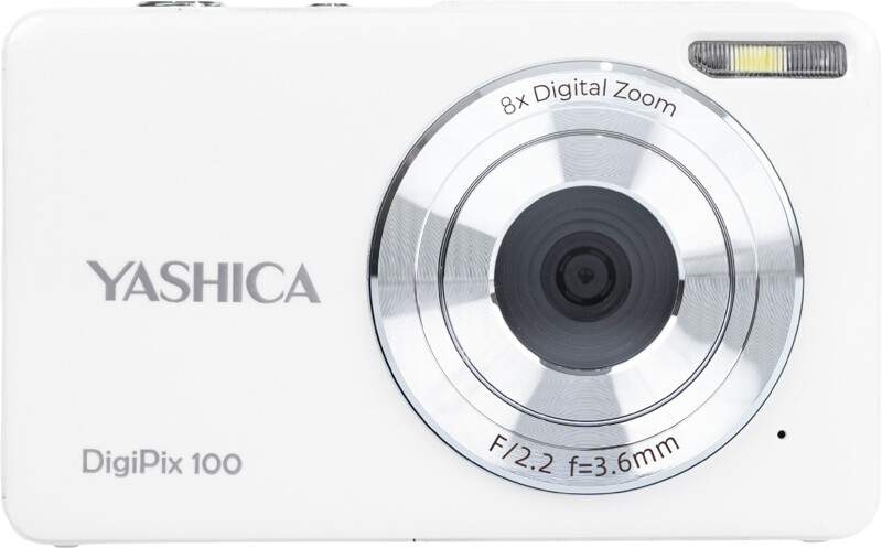 Retro Yashica DigiPix 100: kompaktný digitálny fotoaparát pre nostalgické snímky a jednoduché zdieľanie.