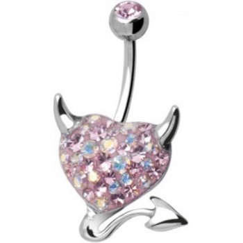 Piercing s kryštálmi Swarovski AXDEVILHEART C