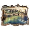 Fototapeta díra na zeď 3D Manhattan new york city 95x64 cm