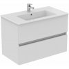 Ideal Standard Eurovit+ skrinka s 2 zásuvkami pod umývadlo 81x45 cm biely lesk R0263WG