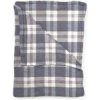 Mistral home Pléd Mistral Home Flannel printed Navy check modrá 150x200 cm