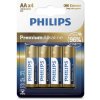 PHILIPS Premium Alkaline AA 4ks LR6M4B/10