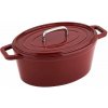 SK SOLINGEN SK SOLINGEN Pekáč s pokrievkou liatinový oválny so smaltovaným povrchom ALPEN 31 x 23 cm červená CS-078126 (CS-078126)