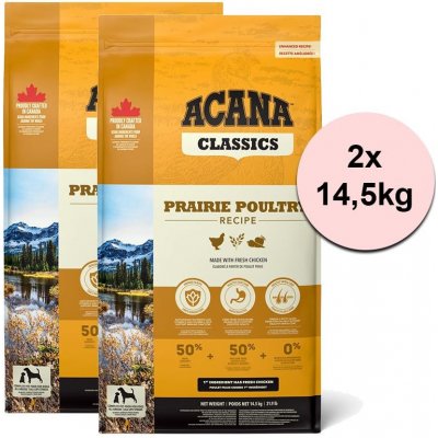 ACANA Classics Prairie Poultry 2 x 14,5 kg