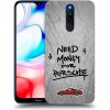 Picasee silikónový čierny obal pre Xiaomi Redmi 8 - Grey Drift