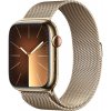 Apple Watch Series 9 GPS + Cellular 45mm Gold Stainless Steel Case with Gold Milanese Loop MRMU3QC/A