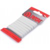 Bielizňova guma na karte šírka 5 mm, 7 mm - 1 kar. 1 (5 mm) biela